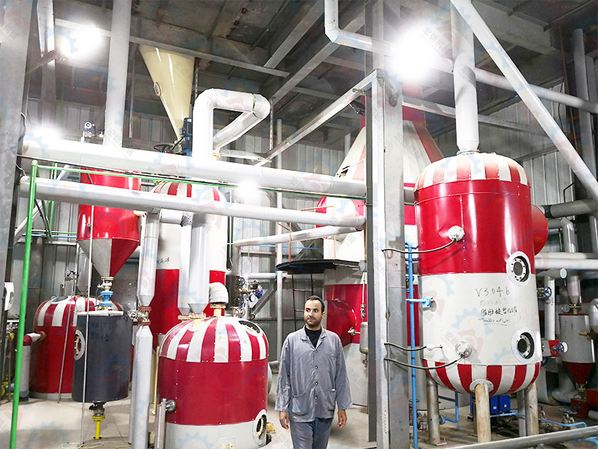 120T精炼油设备脂肪酸暂存罐