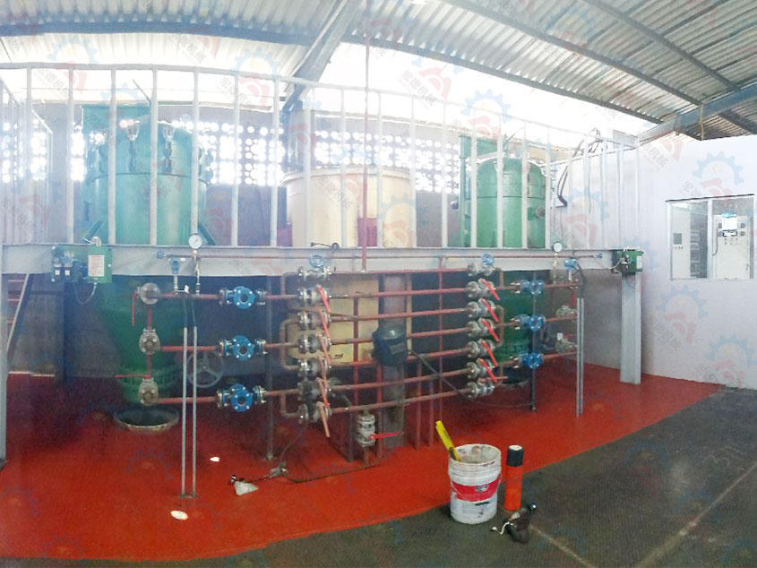 墨西哥30tpd全套精炼油设备生产线案例