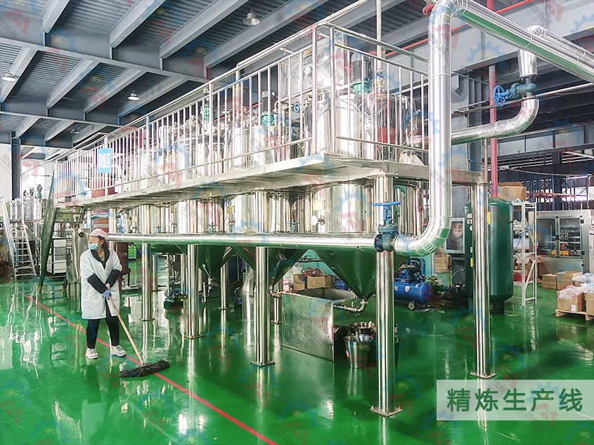 咸宁茶籽油压榨精炼油设备项目