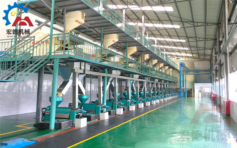 菜籽油榨油生产线