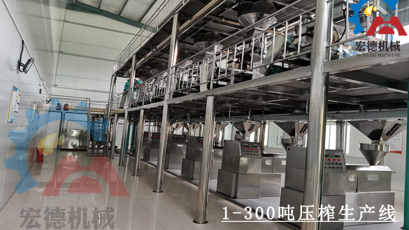 花生油压榨生产线