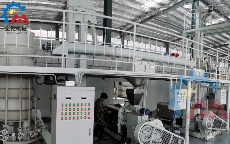 茶籽油压榨生产线