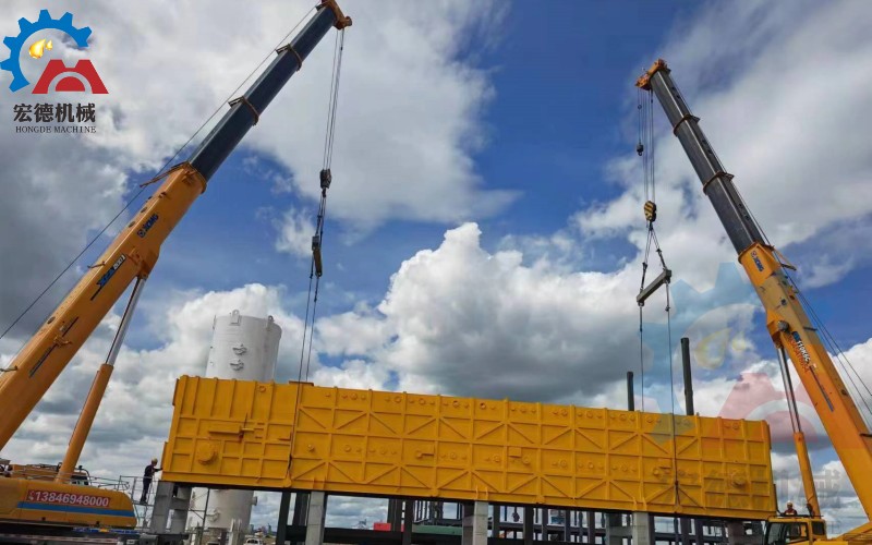 大豆油<a href=/jinchu/ target=_blank class=infotextkey>浸出设备</a>安装现场