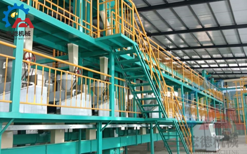 大豆榨油生产线