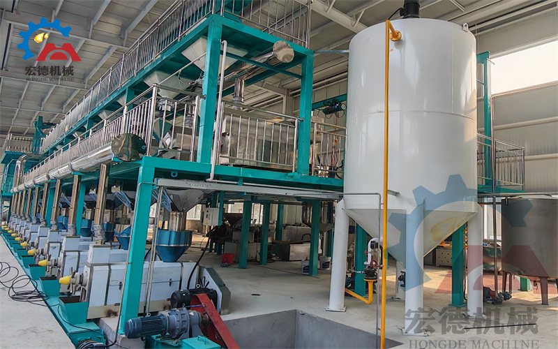 浓香花生榨油生产线